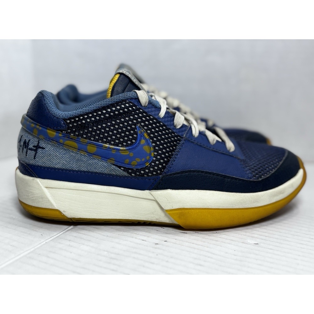 Nike Ja 1 GS Mystic Navy Basketball Shoes FQ7371-400 Youth Size 4Y